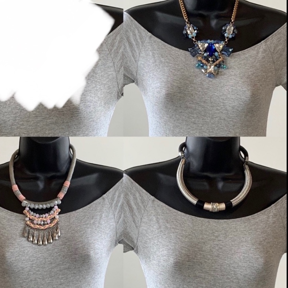3 Piece Statement Necklace Bundle - image 1